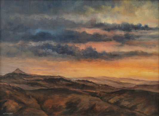 As the light fades, towards Shutlingsloe - Fine Art Print